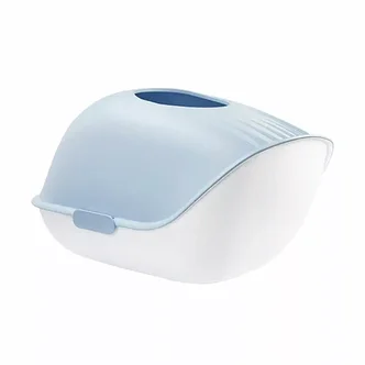 Туалет-лоток для кошек Xiaomi Furrytail Whale Cat Litter Box (Белый-голубой), фото 2