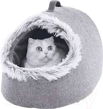 Переноска-лежанка для животных Xiaomi Furrytail Hand Held Soft Cat Bed (Серый)