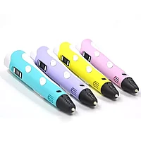 3D-Ручка 3D PEN STEREO с USB (2-е поколение) (фиолетовый)