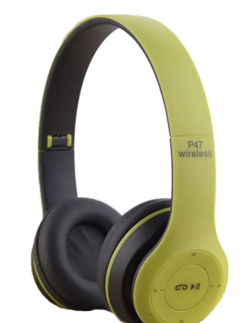 Беспроводные Bluetooth наушники P47 5.0 Wireless (зелёный) - фото 1 - id-p134190860