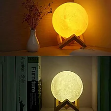 Ночник Луна с увлажнителем воздуха MX-08 Moon Lamp Humidifier, фото 3