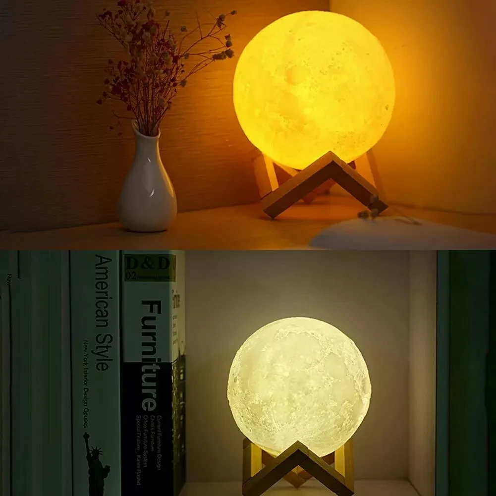Ночник Луна с увлажнителем воздуха MX-08 Moon Lamp Humidifier - фото 3 - id-p154508402