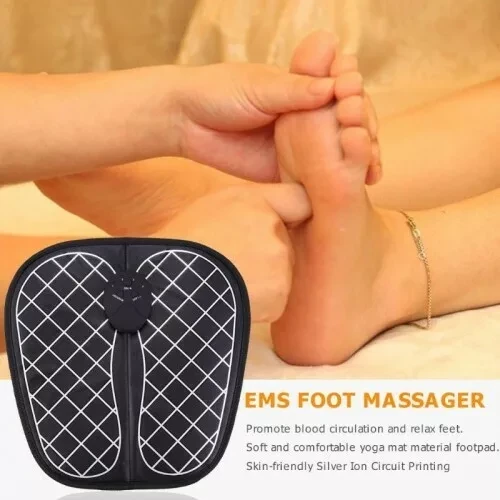 Массажный миостимулятор для стоп EMS Foot Massager на батарейках - фото 3 - id-p164969080