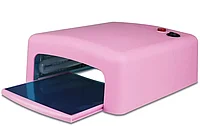 Ультрафиолетовая лампа для маникюра 36 ватт (розовый)