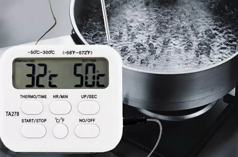 Кухонный цифровой термометр со щупом + кулинарный таймер Kitchen TA-278 - фото 6 - id-p166565597