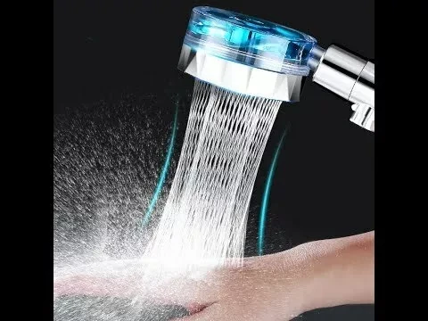 Насадка - лейка для душа с вентилятором Turbocharged Water Saving Shower SV 0615 (фиолетовый) - фото 5 - id-p178776404