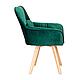 Кресло Soft, темно-зеленый, велюр, фото 6