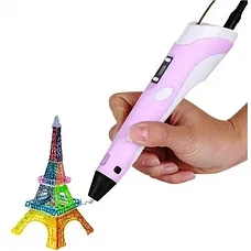 3D-Ручка 3D PEN STEREO с USB (2-е поколение) (розовый), фото 3