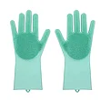 Многофункциональные силиконовые перчатки Magic Brush (зеленый), фото 3