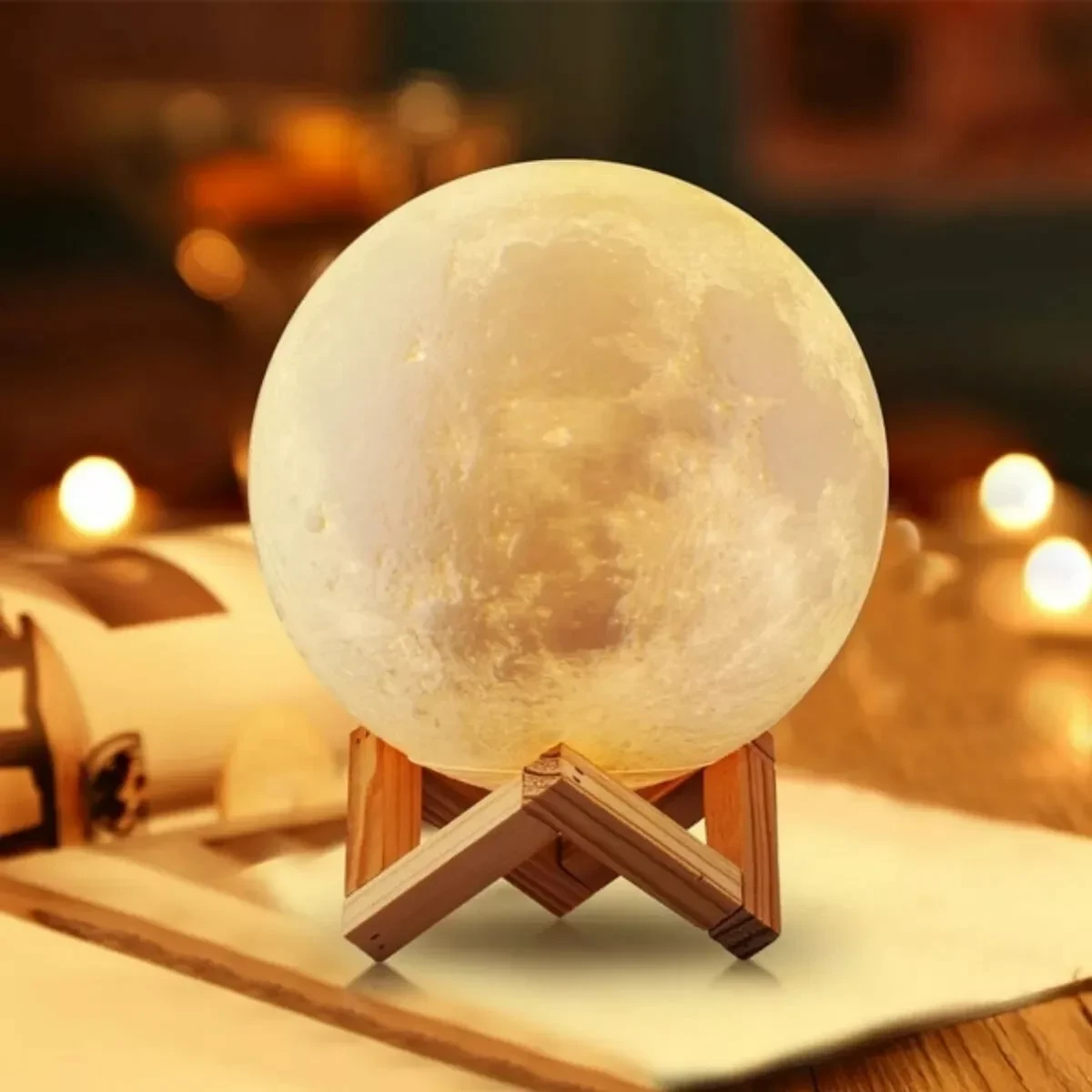 Ночник Луна с увлажнителем воздуха MX-08 Moon Lamp Humidifier - фото 2 - id-p154667263