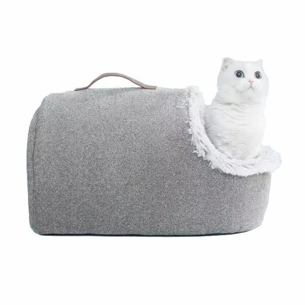 Переноска-лежанка для животных Xiaomi Furrytail Hand Held Soft Cat Bed (Серый) - фото 2 - id-p165970379