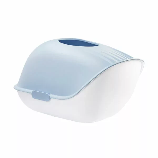 Туалет-лоток для кошек Xiaomi Furrytail Whale Cat Litter Box (Белый-голубой)