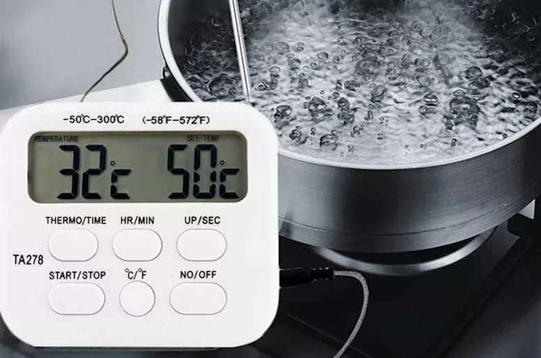 Кухонный цифровой термометр со щупом + кулинарный таймер Kitchen TA-278 - фото 6 - id-p166598430