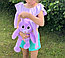 Мягкая игрушка Зайка / кролик с тянущимися ушками и лапками 75 см, фото 2