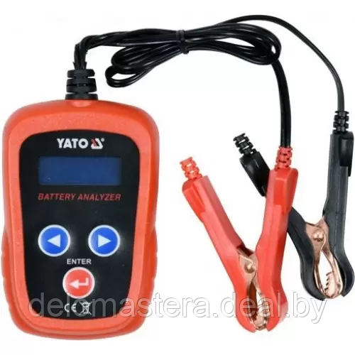 Тестер аккумуляторов цифровой 12V, CCA200-1200A LED "Yato" YT-83113 - фото 1 - id-p184007972