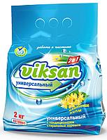 Порошок стиральный СМС "VIKSAN" автомат с кондиционером "Цветение липы", 2кг.