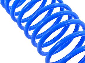 G01103 Шланг полиуретановый спиральный 5мм х 8мм х 15м с быстросъемными соединениями 1/4", 7 бар, голубой, фото 3