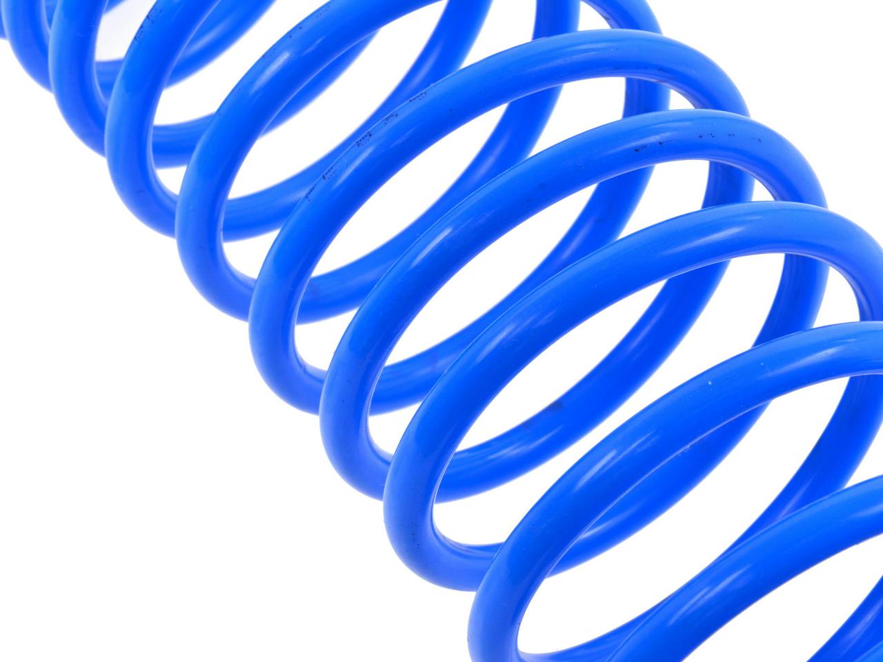 G01103 Шланг полиуретановый спиральный 5мм х 8мм х 15м с быстросъемными соединениями 1/4", 7 бар, голубой - фото 4 - id-p184013636