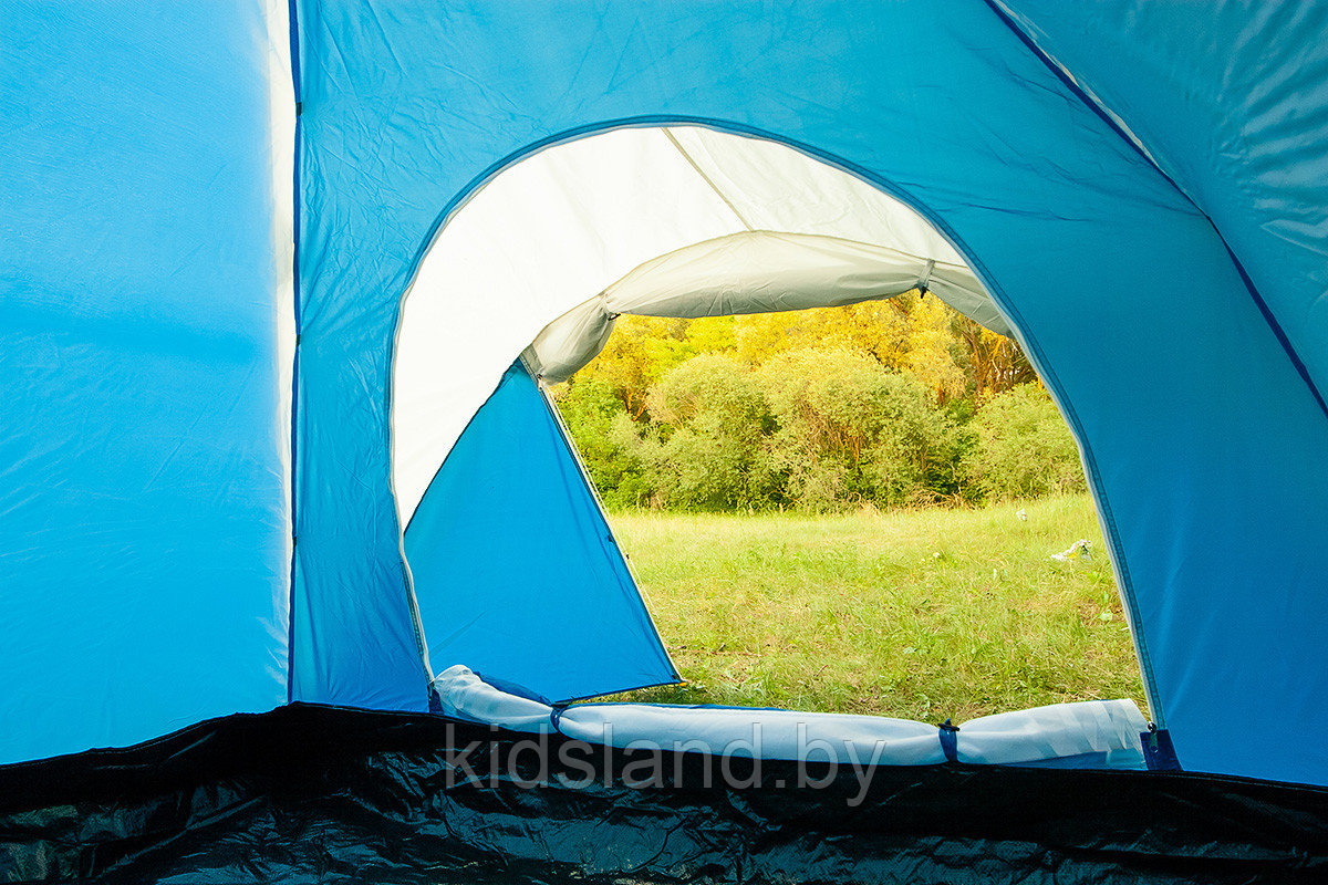 Палатка туристическая ACAMPER ACCO 4 blue (110+210 x 210 x 130 см) - фото 4 - id-p184030378