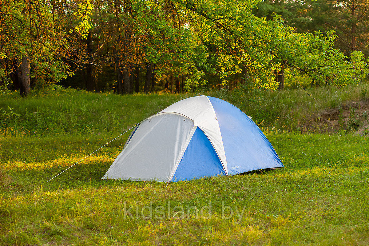 Палатка туристическая ACAMPER ACCO 4 blue (110+210 x 210 x 130 см) - фото 2 - id-p184030378