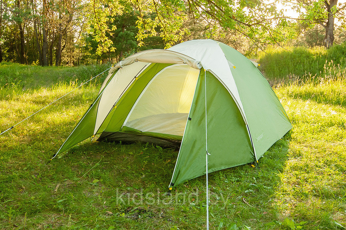 Палатка туристическая ACAMPER ACCO 4 green (110+210 x 210 x 130 см)