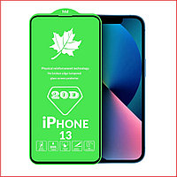 Защитное стекло 3d-20d для Apple Iphone 13 / 13 Pro черный (полная проклейка)