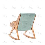 Кресло-качалка Амбер Д Дуб шпон, ткань Soro 34, фото 2