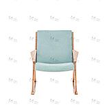 Кресло-качалка Амбер Д Дуб шпон, ткань Soro 34, фото 3