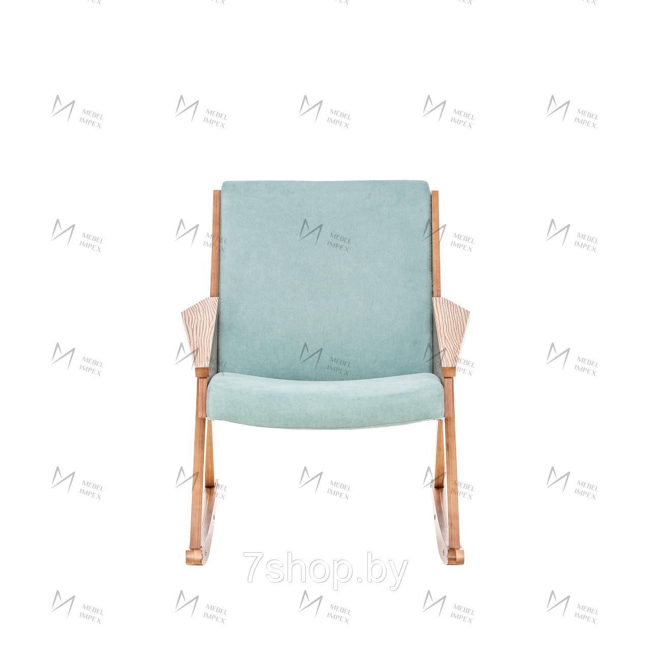 Кресло-качалка Амбер Д Дуб шпон, ткань Soro 34 - фото 3 - id-p184037903