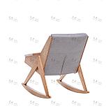 Кресло-качалка Амбер Д Дуб шпон, ткань Soro 90, фото 3