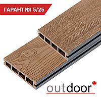 Террасная доска ДПК Outdoor 3D 150*25*3000 мм. STORM/OCEAN дуб