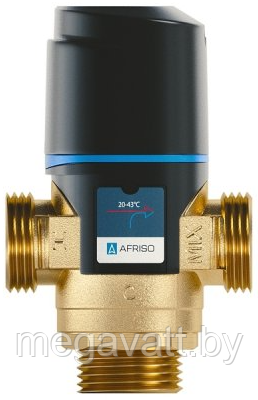 Термостатический смесительный клапан AFRISO ATM761 1" KVS 3.2 для теплого пола (20-43гр) (12 761 10) - фото 1 - id-p184038412
