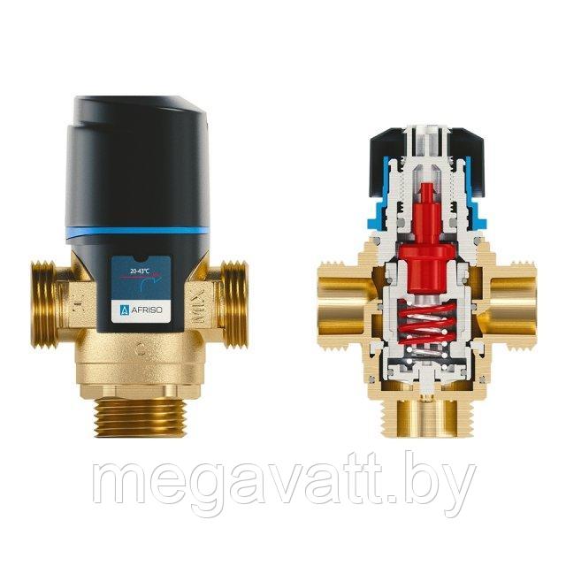 Термостатический смесительный клапан AFRISO ATM761 1" KVS 3.2 для теплого пола (20-43гр) (12 761 10) - фото 2 - id-p184038412