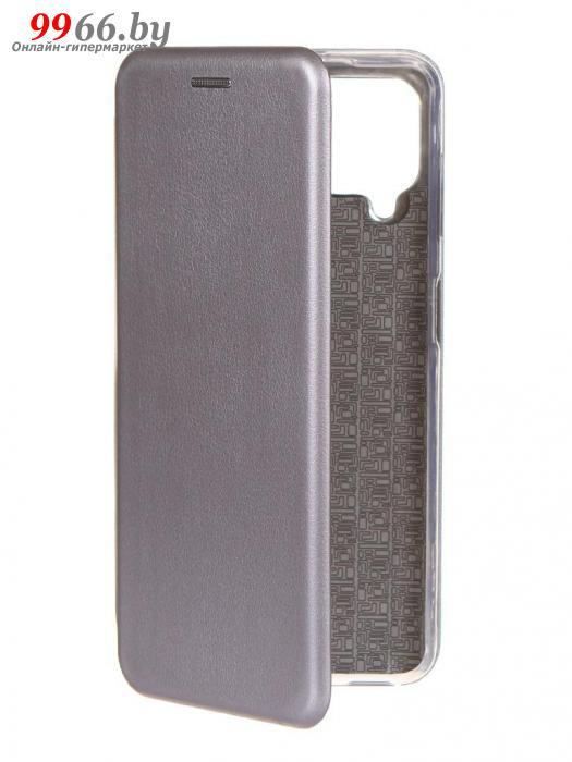 Чехол-книжка Wellmade для Samsung Galaxy A22 серый на телефон самсунг а22 - фото 1 - id-p183682435