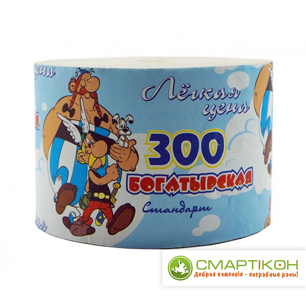 Туалетная бумага Стандарт богатырская 300 185 г