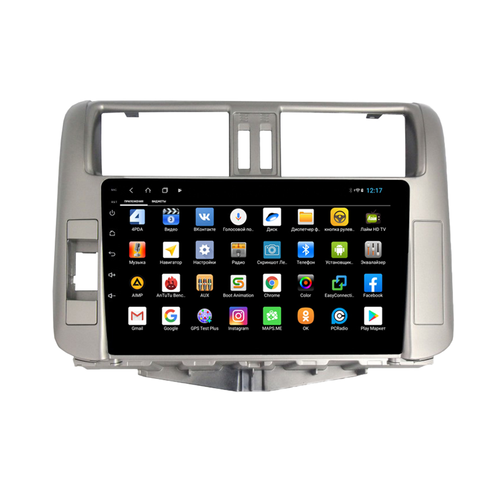 Штатная магнитола Parafar с IPS матрицей для Toyota Land Cruiser Prado 150 на Android 13 (4/64gb+4 g модем) - фото 1 - id-p96890570