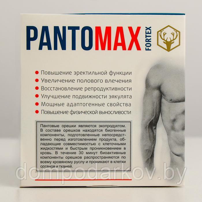 Натуральный биогенный комплекс Pantomax fortex для мужского здоровья, 50 драже - фото 4 - id-p184044528