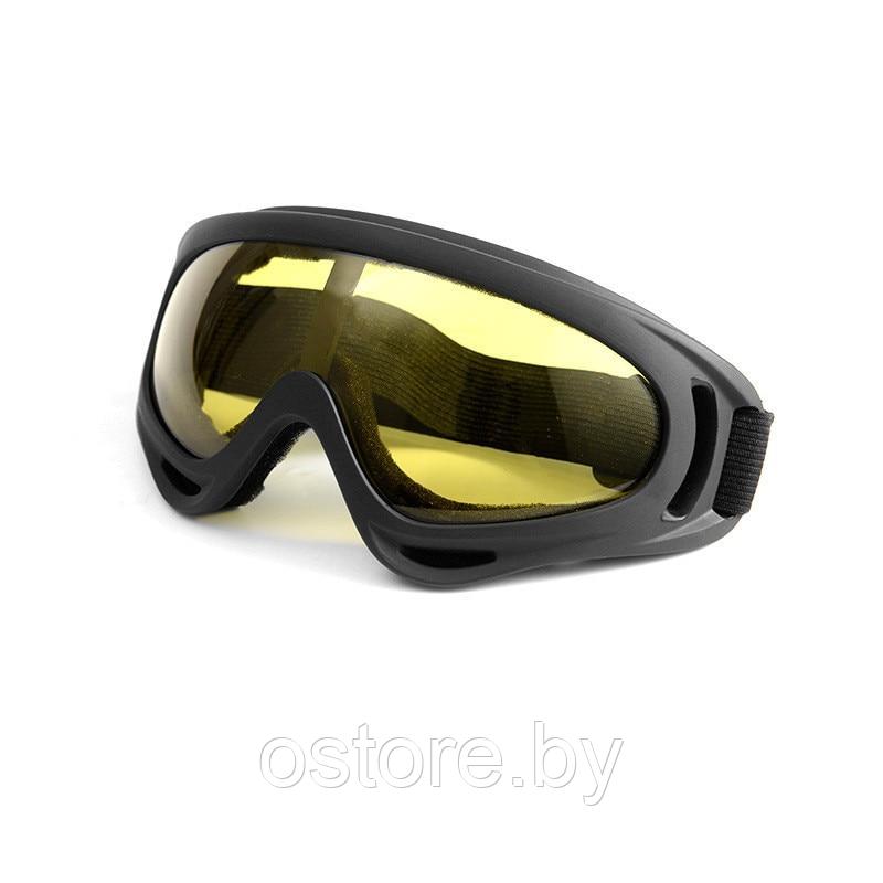 Зимние ветрозащитные лыжные очки. Защита от УФ-лучей. Пыленепроницаемые очки для езды на мотоцикле велосипеде - фото 2 - id-p184044532