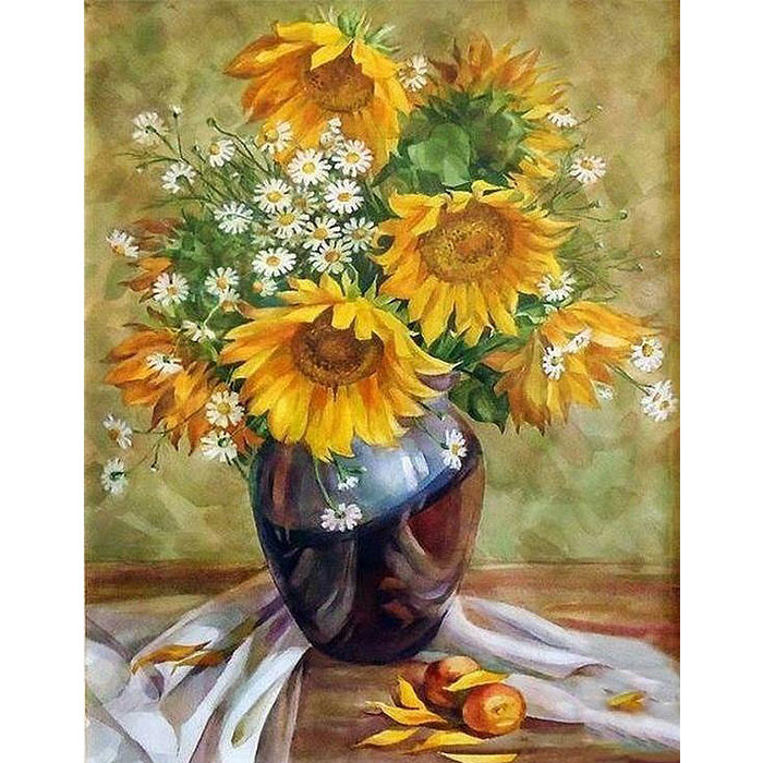 Алмазная живопись "Darvish" 30*40см Ваза с цветами