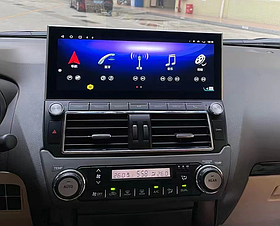 Штатная магнитола с IPS матрицей для Toyota Land Cruiser Prado 150 на Android 10 (6/128gb +4g модем)