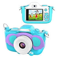 Детский цифровой фотоаппарат Kids Cam 32 Gb Селфи камера Слоненок