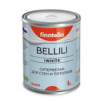 Краска BELLILI супербелая воднодисперсионная акриловая для стен и потолков 13.3 кг (9л) (Finntella, Финляндия)
