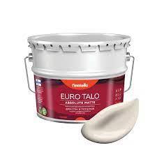 Краска EURO TALO для стен и потолков (матовая, база А) 3.9 кг (2,7л) (Finntella, Финляндия) - фото 3 - id-p184092141