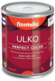 Краска ULKO фасадная, матовая, стойкая к мытью (0,9л) (Finntella, Финляндия) - фото 1 - id-p184092352