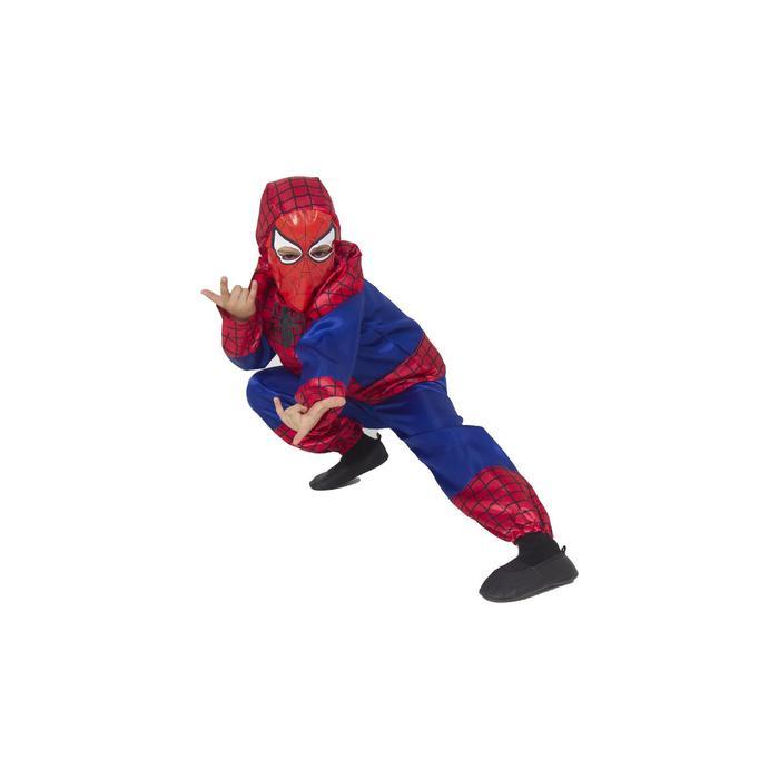Карнавальный костюм «Человек-паук», текстиль, размер 26, рост 104 см - фото 2 - id-p184093491
