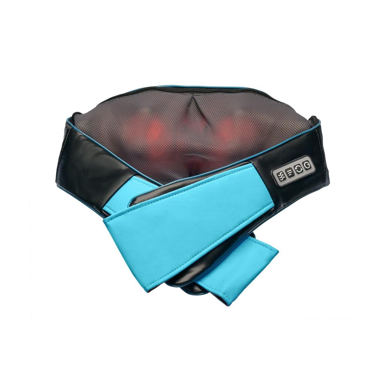 Массажер для шеи и плеч «ШИАЦУ» с сумкой 16 массажных роликов - фото 5 - id-p163582716