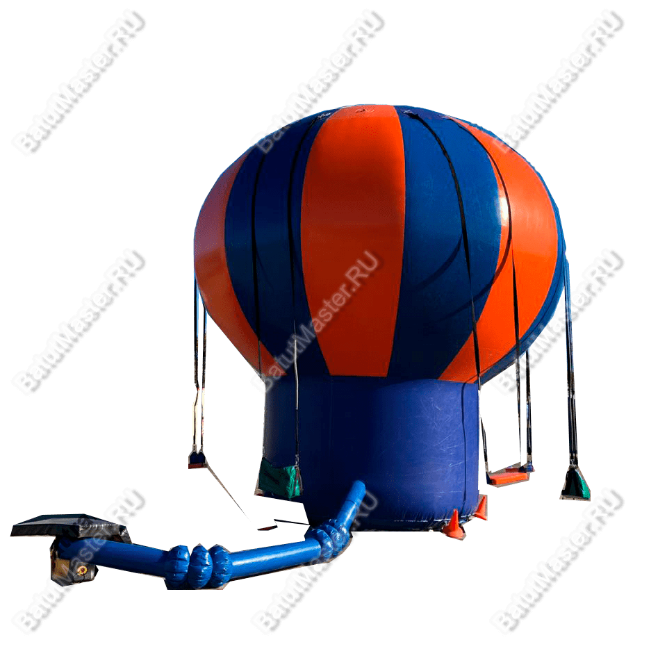 Надувные качели «Воздушный шар 2» фиолетовый - фото 1 - id-p184097015
