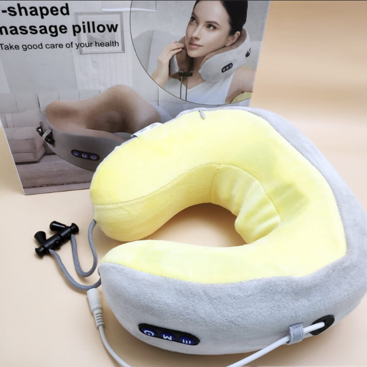 Массажер подушка для шеи U-SHAPED MASSGE PILOWS