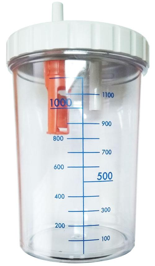 Емкость для сбора жидкости с крышкой 1000 мл. - фото 1 - id-p184098329