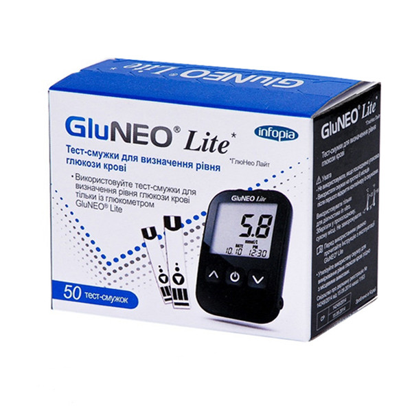 Тест-полоски GluNeo Lite, 50 шт.